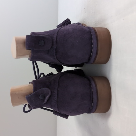 Hush Puppies Cyra Catelyn ankle boots booties, chukka, purple, women's 8.5 - Picture 5 of 12